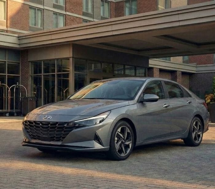 Sedan front view